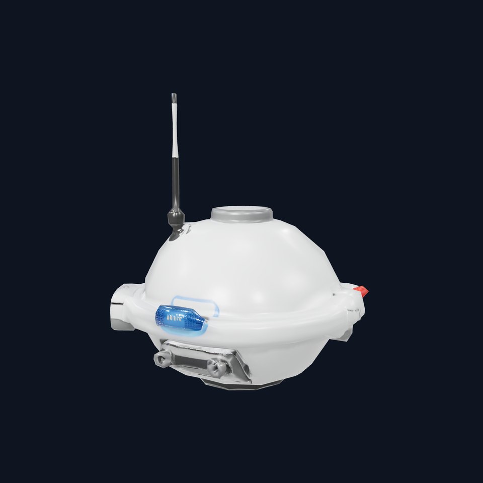 Futuristic Surveillance Drone model pack